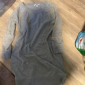 Victoria secret gray sweatshirt tunic